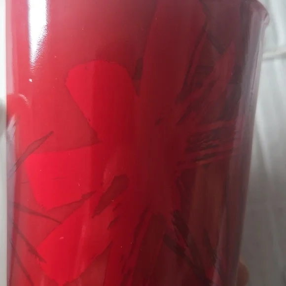 Starbucks Holiday Christmas Red Snowflake Coffee Mug 18 oz - Picture 7 of 8